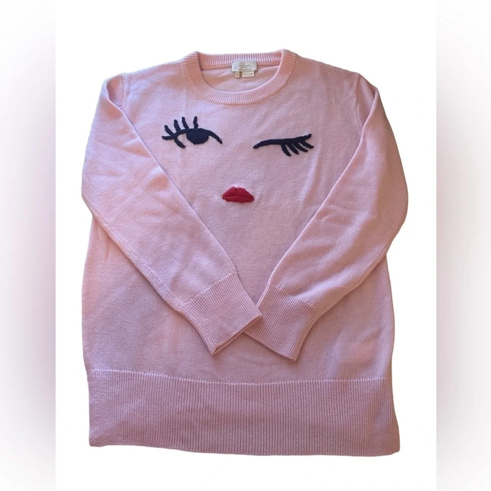 Kate Spade wink and lips sweater size XS - Picture 1 of 10